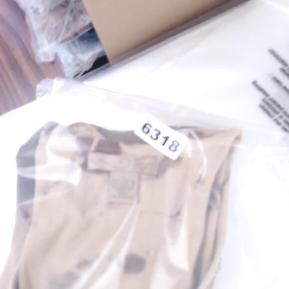 Boho Fairy Grunge Shirt Womens Large Beige Beaded Crochet Embroidered Rhinestone - Picture 7 of 7